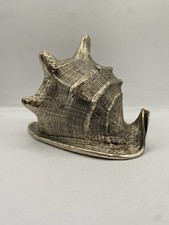 Rare vintage and large silver shell Mario Buccellati prod. Federico Buccellati