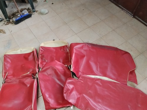 Fiat 500 set sedili rosso - fiat,