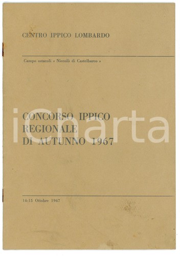 1967 milano centro ippico - milano,