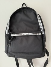 Borsa zaino Lacoste logo nero