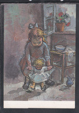 Cartolina Bambina Bambola Fate