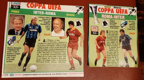 Inter roma finale - finale, coppa
