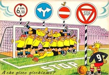 AL6-36) CARTOLINA CALCIO