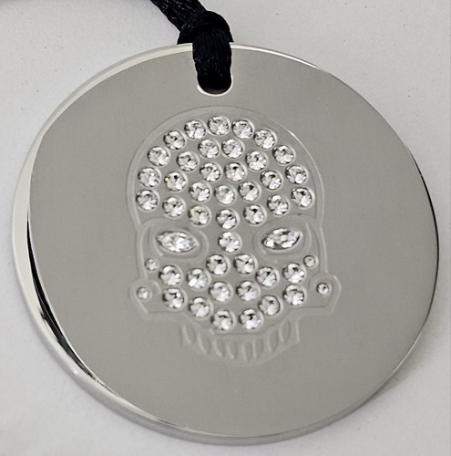 Collana swatch teschio moneta - swatch,