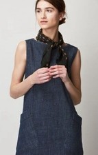 Abito smanicato Toast OAS Denim Dora Pinafore -12