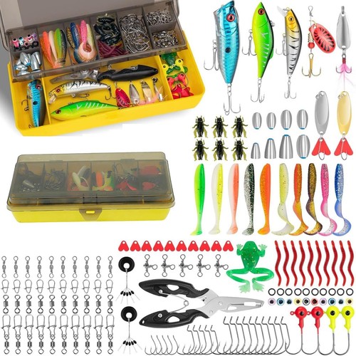 144pcs esche pesca - esche, attrezzi