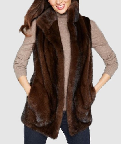 Gilet pelliccia visone ranch