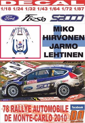 Decal ford fiesta - decal,