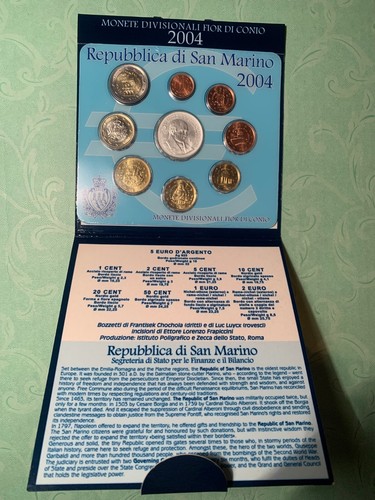 San marino 2004 serie - marino,