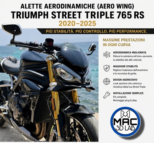 Alette aerodinamiche aero - aerodinamiche, (aero
