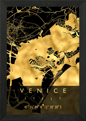 Mappa venezia italia poster - mappa, di