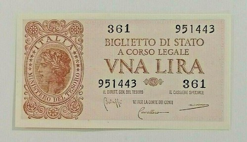 Lira biglietto stato - 1, di