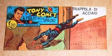 ED. TOMASINA  SERIE  TONY COMET IL FIGLIO DELLO SPAZIO   N° 11  1954 ORIGINALE !