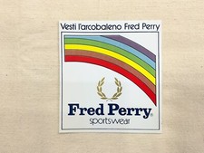 Adesivo vintage FRED PERRY
