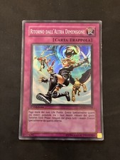 YU GI OH CARTA RITORNO DALL' ALTRA DIMENSIONE SUPER RARA DPKB-IT038 1EDZ DECK