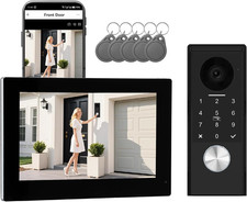 Videocitofono a 2 Fili, Campanello Con Telecamera, Telecamera Full HD, Citofono 