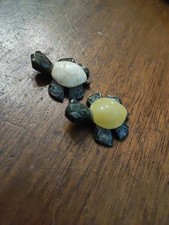 Coppia Di Tartarughe Mini In Marmo