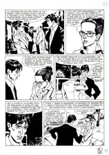 ANGELO STANO - Tavola originale Dylan Dog n.217 "Il grande sonno" p.49