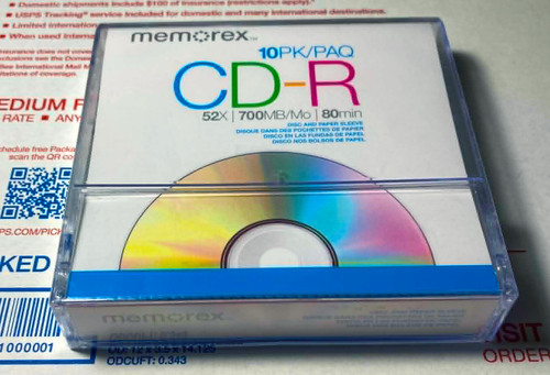 Memorex confezione da 10 - cd-r,