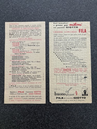 Vintage set due buoni - set, per