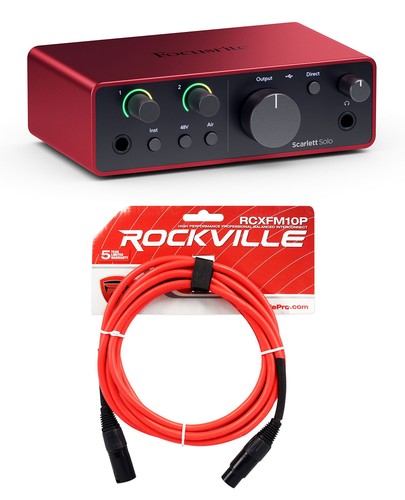 Focusrite scarlett solo 4th - focusrite,