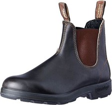 Stivali Chelsea Blundstone 500 Stout in pelle marrone unisex