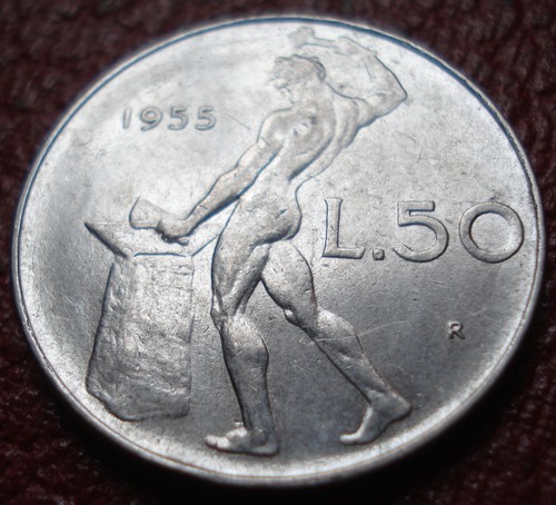 1955 italy lire in ef - italy,