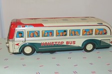 MASUDAYA TM MODERN TOYS AUTOBUS NON STOP 1957/58 LATTA BEN FUNZIONANTE!
