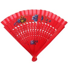  Ventaglio vintage spagnolo in legno - Ventaglio spagnolo di danza della rosa