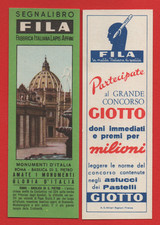 SEGNALIBRO FILA SERIE MONUMENTI D'ITALIA ROMA BASILICA DI S.PIETRO GIOTTO BLU
