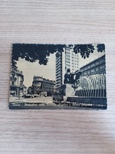 Cartolina Antica Torino Particolare Della Fontana Angelica E Piazza Solferino...