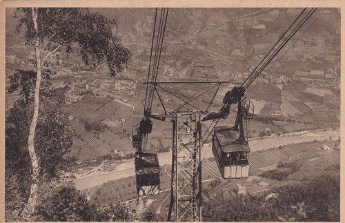 Cartolina bolzano funivia - bolzano, ,funivia
