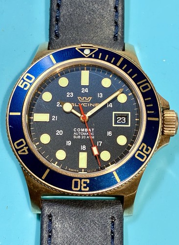 Glycine bronze combat sub - glycine, 42mm