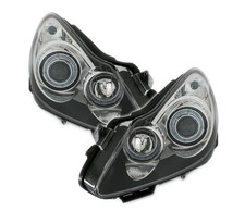 NUEVO Faros para per Opel CORSA D 06-Angel Eyes Negro IT LPOP70EL XINO IT