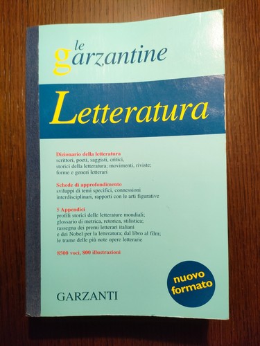 Garzantine letteratura - ,