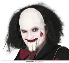 Parrucca calotta con capelli marionetta horror