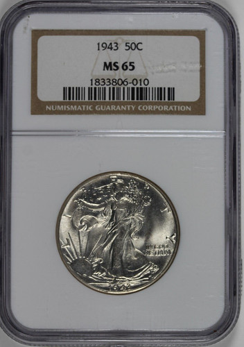 Mezzo dollaro 1943 - , walking