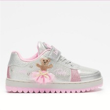 Lelli Kelly Sneaker Bambina Mille Stelle, Con Luci, Rolly Solly - AG01 (Argento/