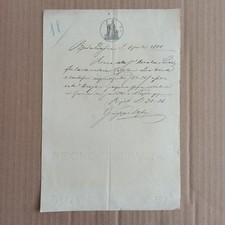 1888 Carta Bollata Da 5 C Atto