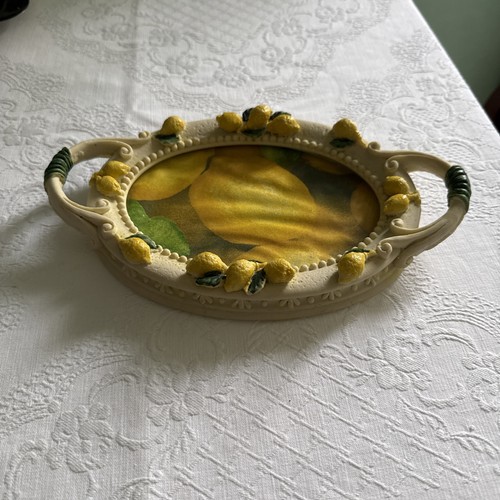 Vassoio resina come ceramica