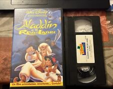 vhs originale  ALADDIN E IL RE DEI LADRI  animazione  DISNEY  1997  ottimo!