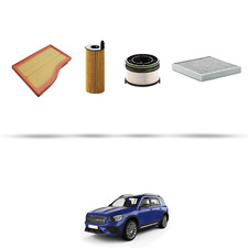HOFFCAR Kit tagliando - 4 filtri per Mercedes Classe GLB (X247) 200 d 110kw Dal 
