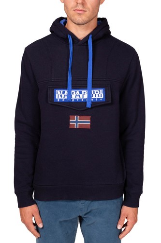 Napapijri felpa uomo - felpa, con