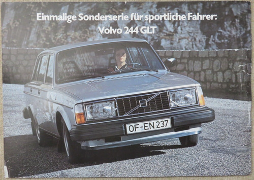 Volvo 244 glt - volvo, foglio