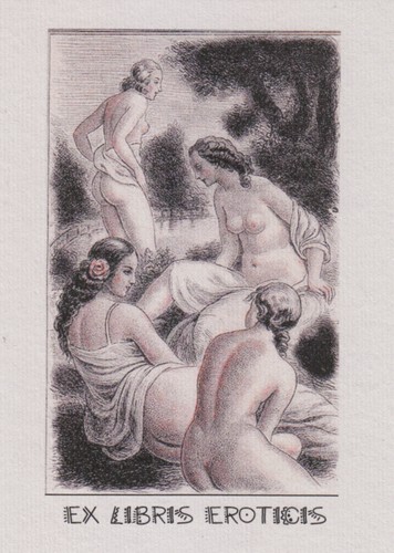 Libris bookplate erotico n - libris,