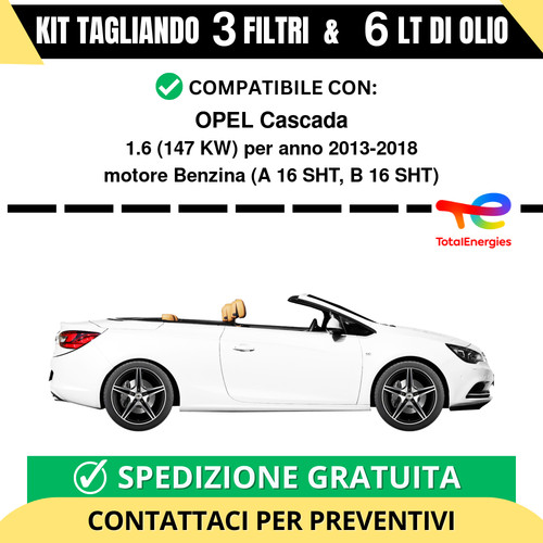 Tagliando per opel - per, cascada