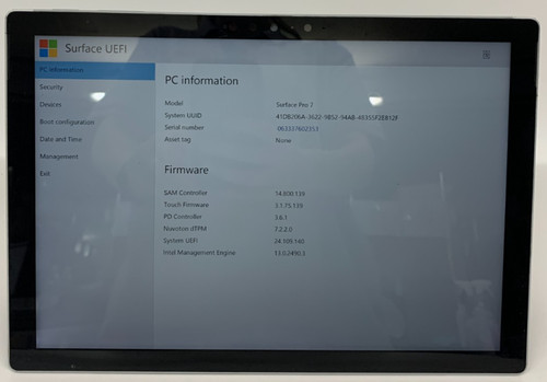 Microsoft surface pro i5 - 12",