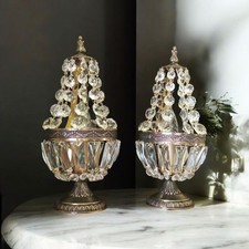 Coppia Abat-jour Vintage Stile Impero