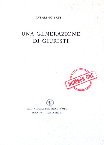 Natalino irti una - -,