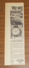 Rara Pubblicità Vintage HEUER